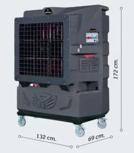 climatizador evaporativo- medidas